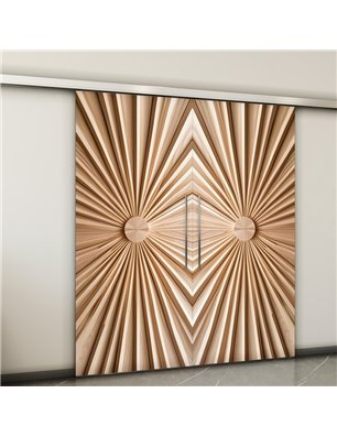 Holzschiebetür Slim-Line - Holzkunst  Model 4012-2