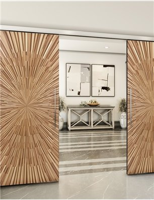 Holzschiebetür Slim-Line - Holzkunst  Model 4019