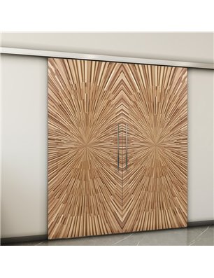 Holzschiebetür Slim-Line - Holzkunst  Model 4019-2