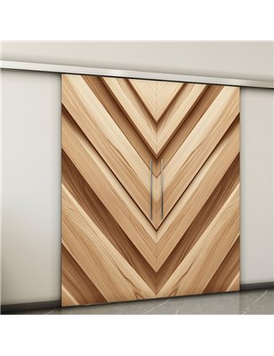 Holzschiebetür Slim-Line - Holzkunst  Model 4020-2