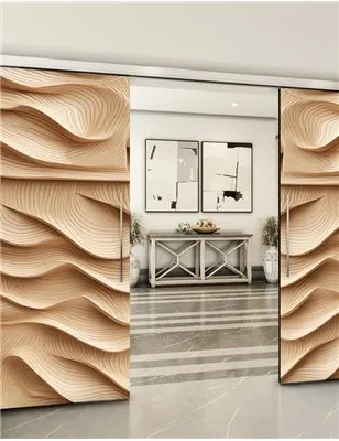 Holzschiebetür Slim-Line - Holzkunst Model 4021