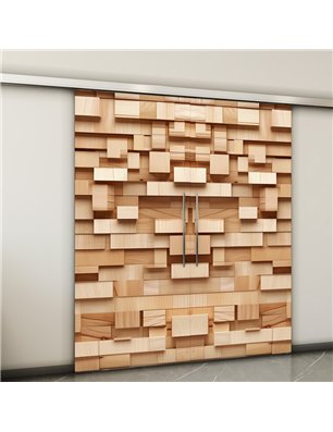 Holzschiebetür Slim-Line - Holzkunst  Model 4022-2