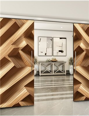 Holzschiebetür Slim-Line - Holzkunst  Model 4025