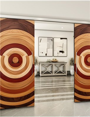 Holzschiebetür Slim-Line - Holzkunst  Model 4056