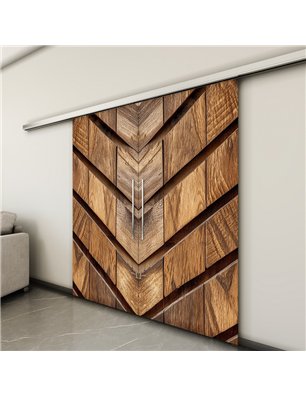 Holzschiebetür Slim-Line - Holzkunst  Model 4067-3