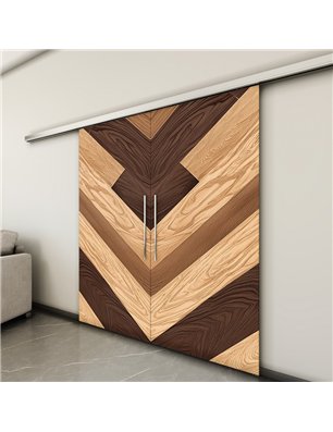 Holzschiebetür Slim-Line - Holzkunst  Model 4098-3