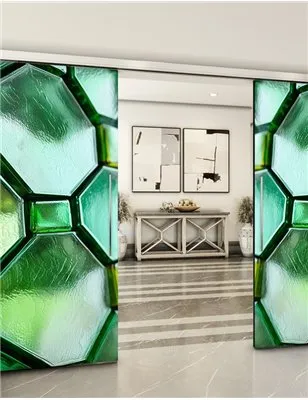 Holzschiebetür Slim-Line - Geometrie Model 4016