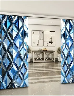 Holzschiebetür Slim-Line - Geometrie Model 4030