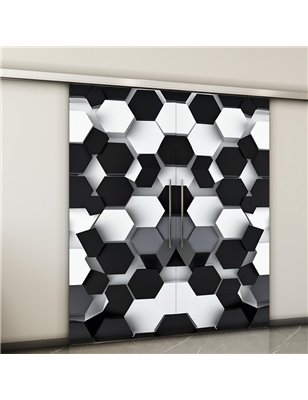Holzschiebetür Slim-Line - Geometrie  Model 4037-2