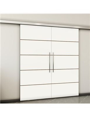 Holzschiebetür Slim-Line - Design-Linien  Model 4003-2