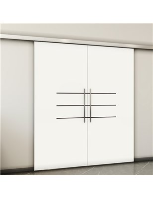 Holzschiebetür Slim-Line - Design-Linien  Model 4012-2