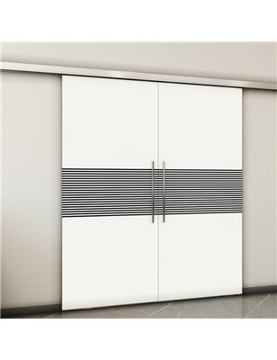 Holzschiebetür Slim-Line - Design-Linien  Model 4017-2