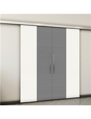 Holzschiebetür Slim-Line - Design-Linien  Model 4021-2