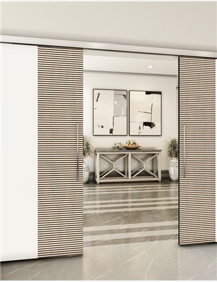 Holzschiebetür Slim-Line - Design-Linien  Model 4023