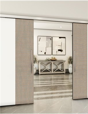 Holzschiebetür Slim-Line - Design-Linien  Model 4023