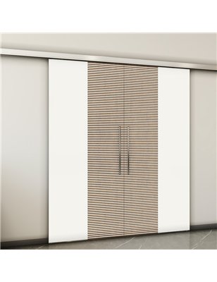 Holzschiebetür Slim-Line - Design-Linien  Model 4023-2