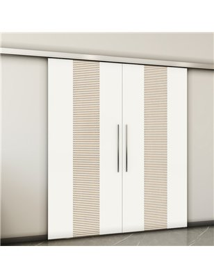 Holzschiebetür Slim-Line - Design-Linien  Model 4026-2
