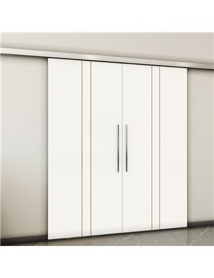 Holzschiebetür Slim-Line - Design-Linien  Model 4046-2