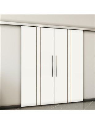 Holzschiebetür Slim-Line - Design-Linien  Model 4047-2