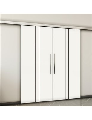Holzschiebetür Slim-Line - Design-Linien  Model 4048-2
