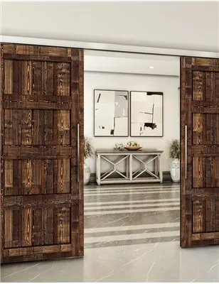 Holzschiebetür Slim-Line - Country Model 4033