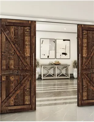 Holzschiebetür Slim-Line - Country Model 4034