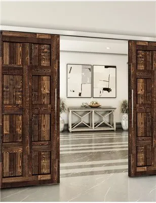 Holzschiebetür Slim-Line - Country Model 4036