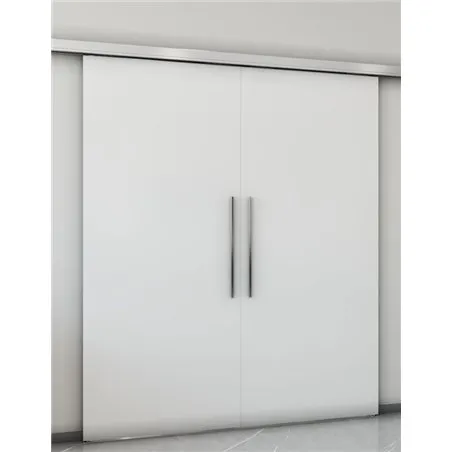 Holzschiebetür Slim-Line - Weisslack Model 9016-3