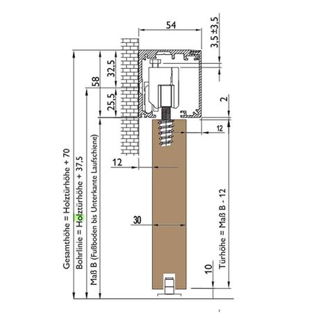 Holzschiebetür Slim-Line - Holzkunst  Model 4100