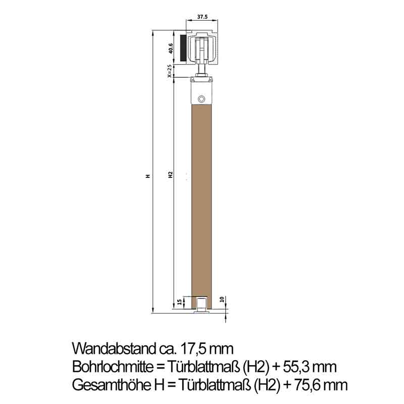 Holzschiebetür Eco-Line - Holzkunst Model 4100 Holzschiebetür Eco-Line - Holzkunst Model 4100