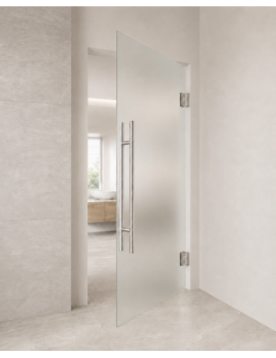Pendeltür Satino Blickdicht – beidseitig satiniert | Glastuershop24