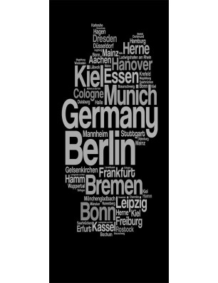Ganzglastür Germany Gelasert Auf Grauglas