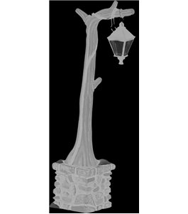 Pendeltür Baum 2 Gelasert Auf Klarglas