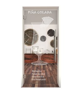 Pendeltür Pina Colada Gelasert Auf Klarglas