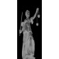 Pendeltür Justitia Gelasert Auf Grauglas Pendeltür Justitia Gelasert Auf Grauglas