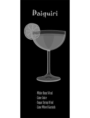 Glasschiebetür ECO-LINE Daiquiri Gelasert Auf Klarglas