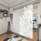 Glasschiebetür ECO-LINE Kaktusblüten Gelasert Auf Klarglas Glasschiebetür ECO-LINE Kaktusblüten Gelasert Auf Klarglas