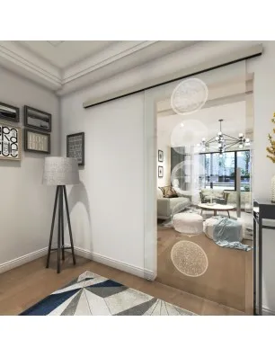 Glasschiebetür SLIM-LINE Fruits Gelasert Auf Klarglas