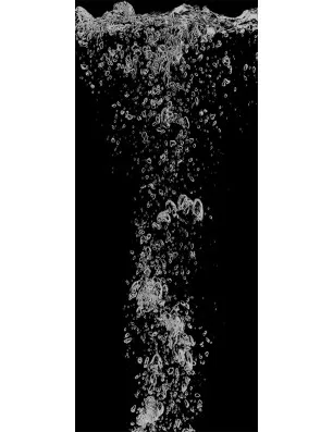 Glasschiebetür SLIM-LINE Wasser Gelasert Auf Klarglas