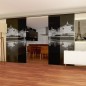 Glasschiebetür SLIM-LINE Pagode Gelasert Auf Grauglas Glasschiebetür SLIM-LINE Pagode Gelasert Auf Grauglas