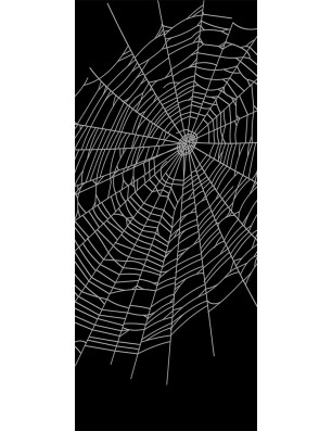 Glasschiebetür SLIM-LINE Netz Gelasert Auf Grauglas