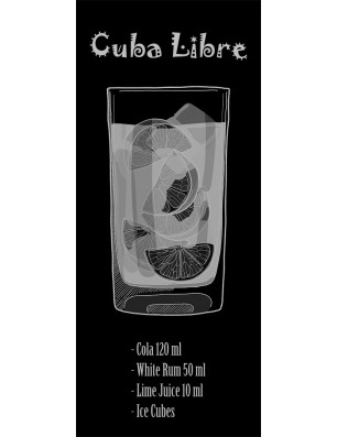 Glasschiebetür PIPE-LINE Cuba Libre Gelasert Auf Grauglas