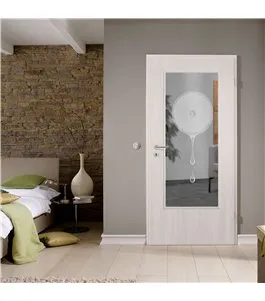 Lichtausschnitt Orange Gelasert Auf Klarglas