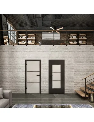 Ganzglastür Loft Rosteisen Genietet 03 Blickdicht