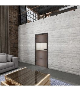 Ganzglastür Loft Rosteisen Genietet 26 Blickdicht
