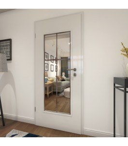 Lichtausschnitt Loft Rosteisen Genietet 07 Auf Klarglas