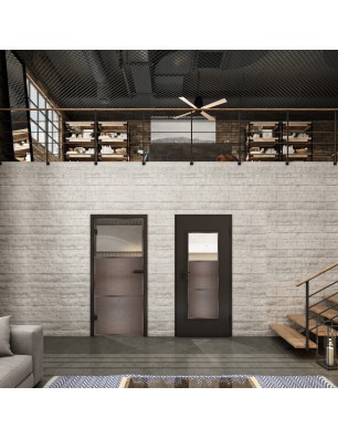 Lichtausschnitt Loft Rosteisen Genietet 15 Auf Klarglas