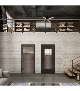 Lichtausschnitt Loft Rosteisen Genietet 23 Auf Klarglas