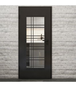 Lichtausschnitt Loft Schwarzlack 19 Auf Klarglas