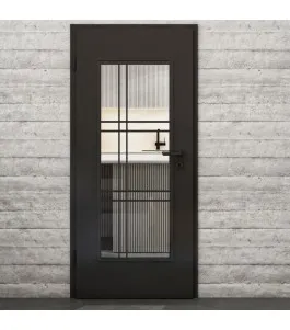 Lichtausschnitt Loft Schwarzlack 20 Auf Klarglas